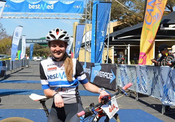 New signing Kristen Louw dazzles with Cycle4Cansa win