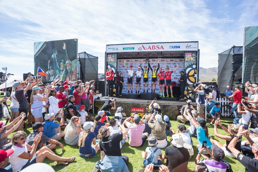 Absa Cape Epic podium